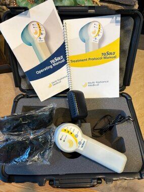 Multi Radiance Medical TQ Solo Cold Laser Therapy Manuals, Custom Case, DVD